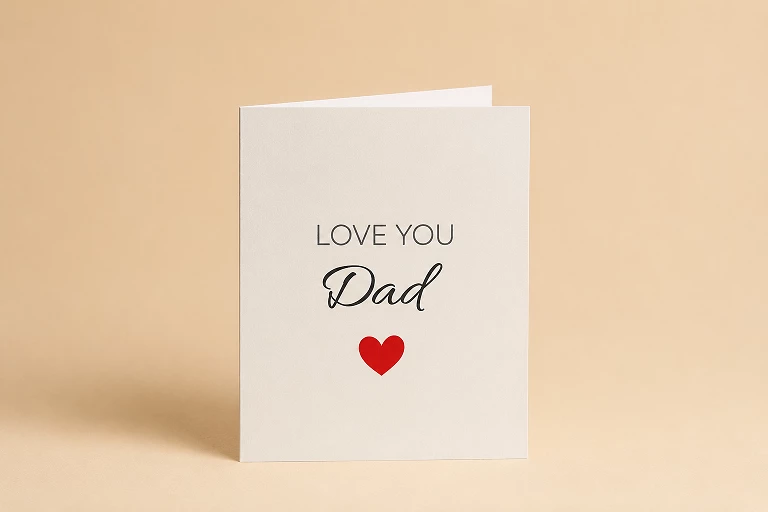 "I Love you Dad" Greeting Card