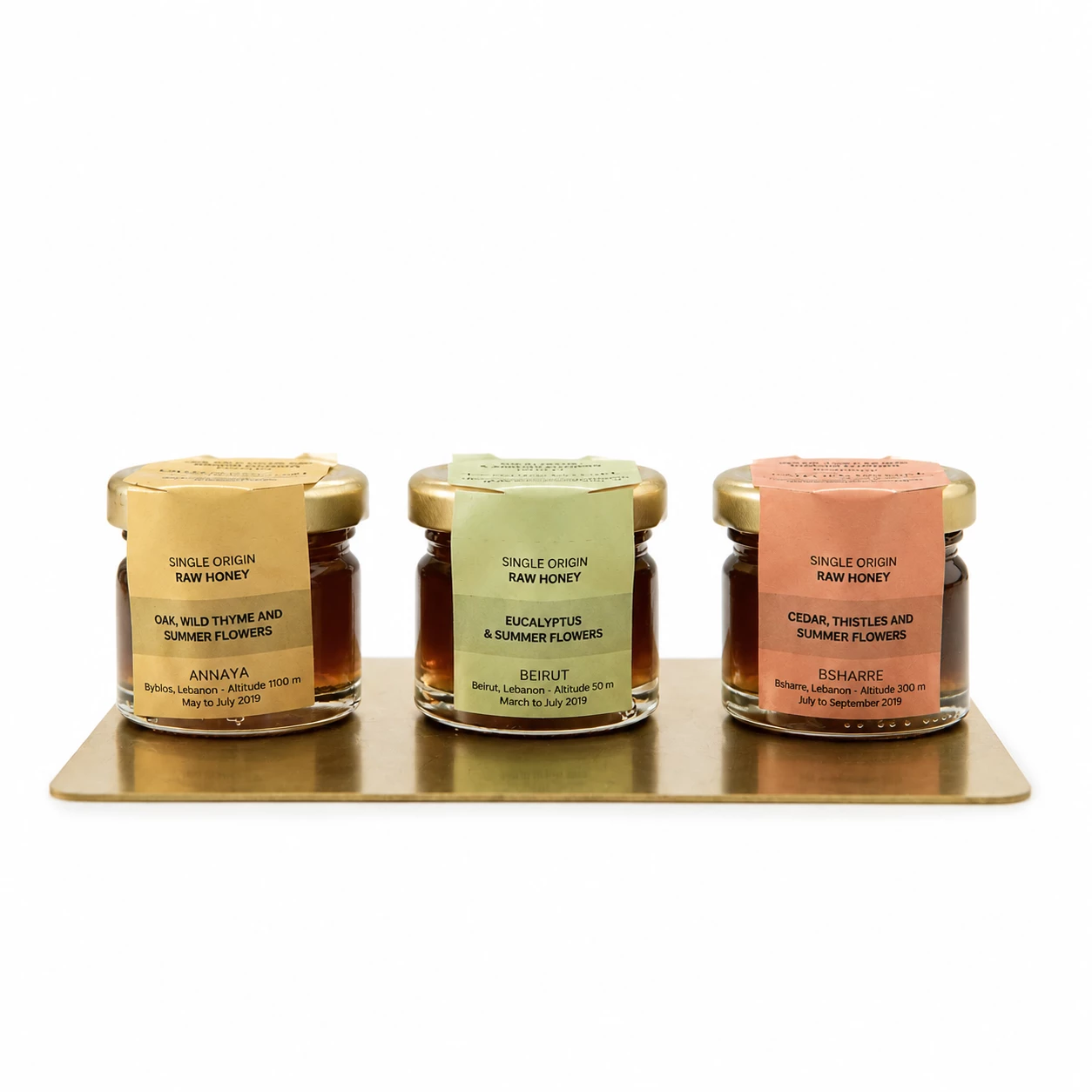 Atelier Du Miel - Assorted 3 Mini Honey Jars